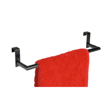 Load image into Gallery viewer, Bathroom cabinet Towel Bar 11in Dot Collection Black