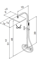 Load image into Gallery viewer, Chrome Kala Shower Column