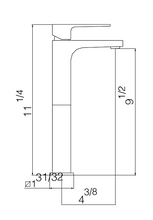 Load image into Gallery viewer, Faucet Tall Kala Matt Black