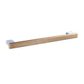 Towel Bar Holder Natura Collection Chrome Wood