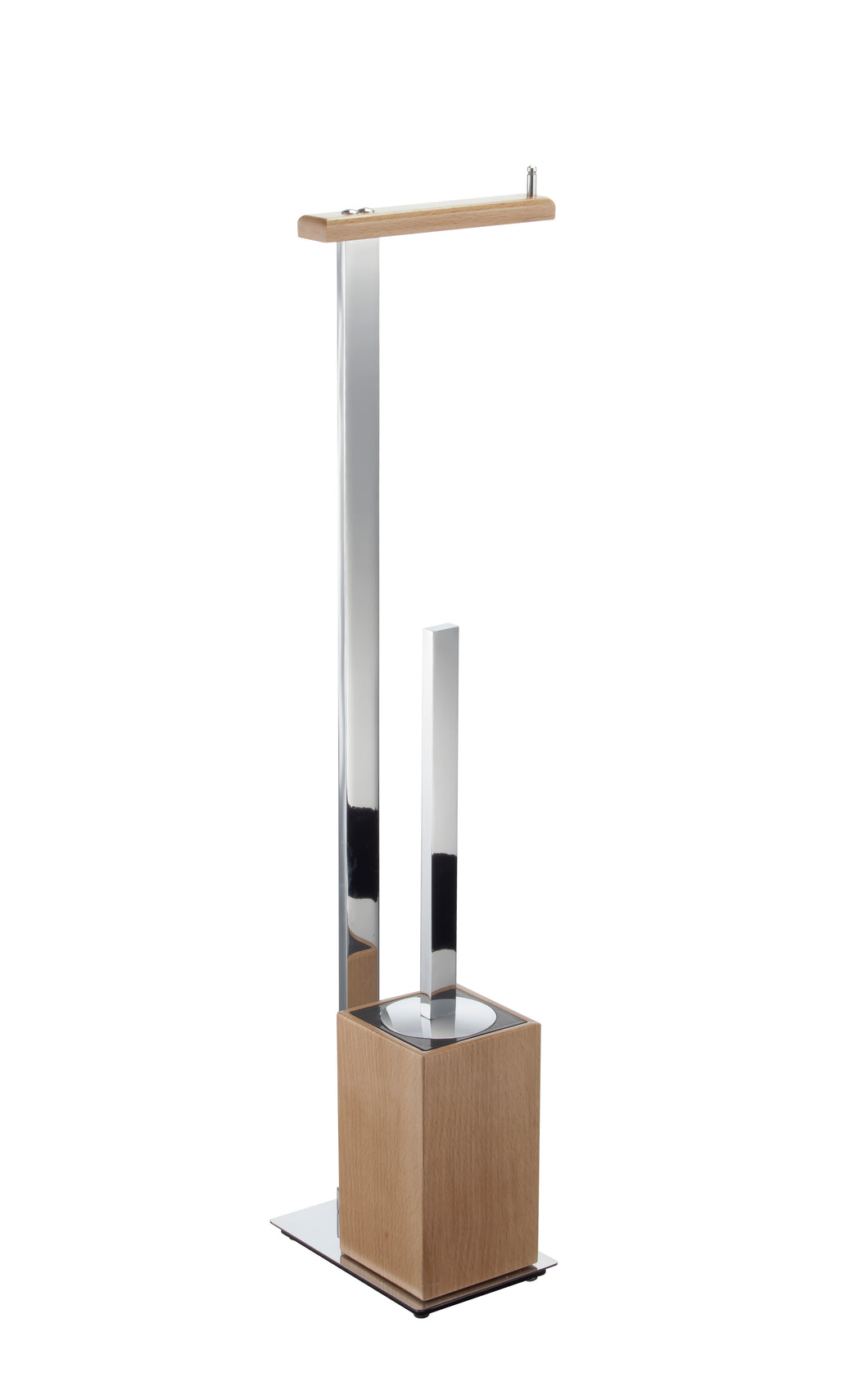 Auxiliary stand Natura Collection Chrome Wood