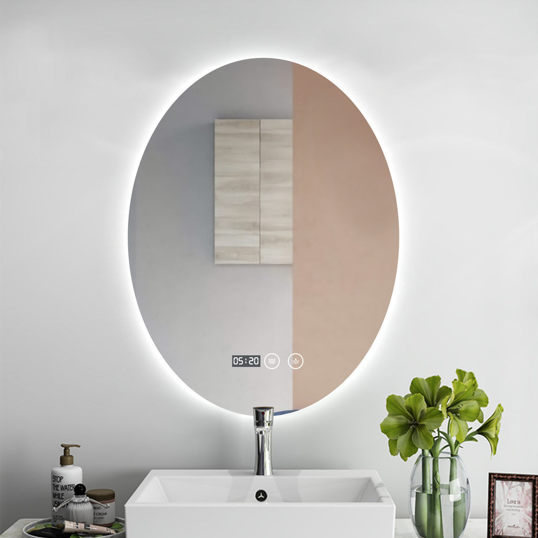 Oval - LED Light bathroom vanity mirror