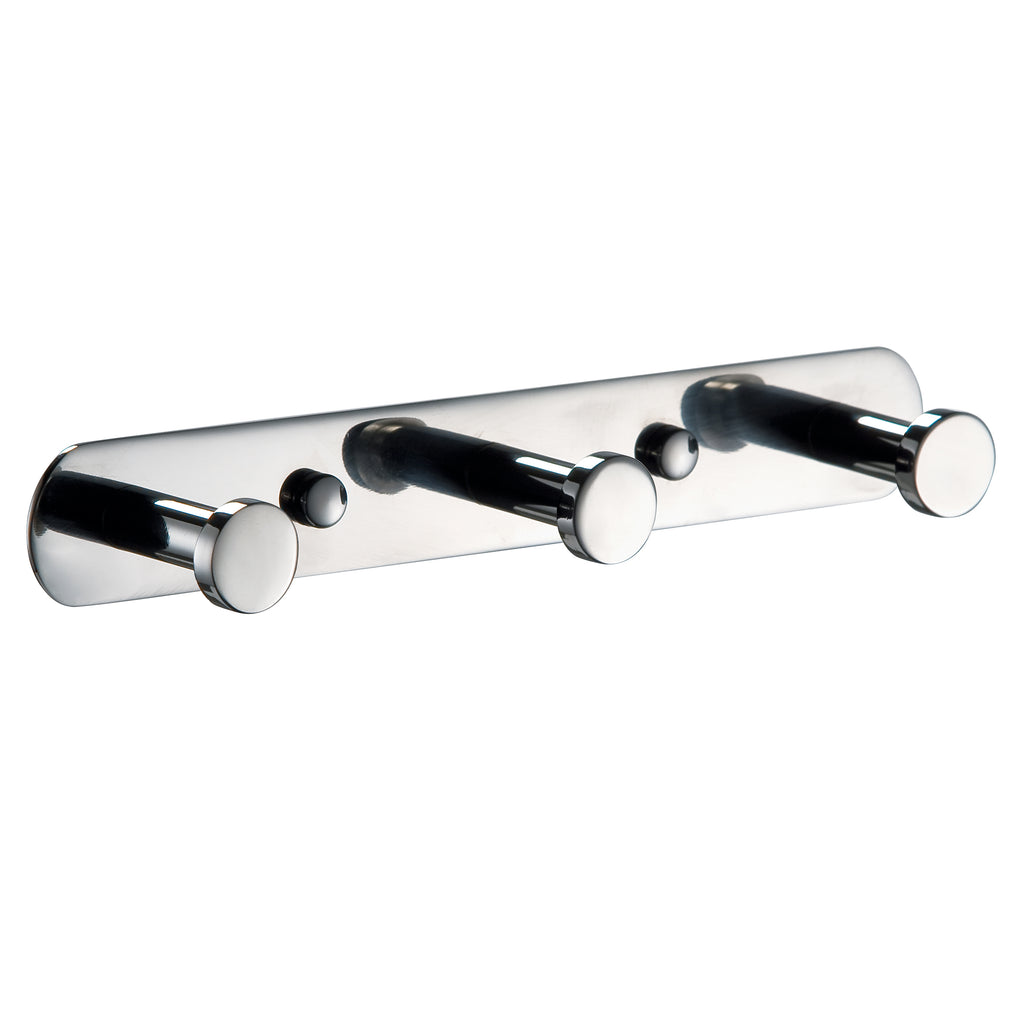 Triple Robe Hook Eco Collection Brushed