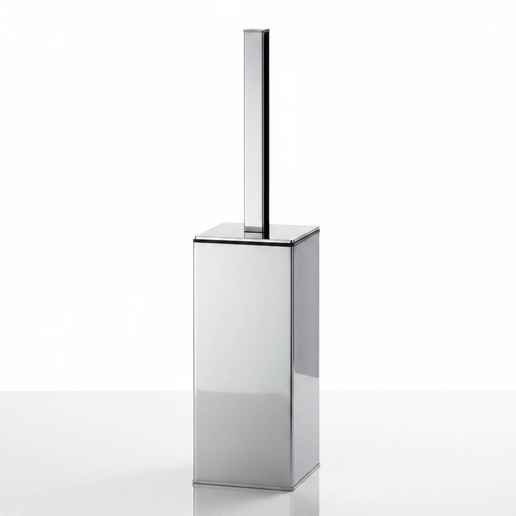 Stand Toilet Brush Square Nicole Collection Chrome