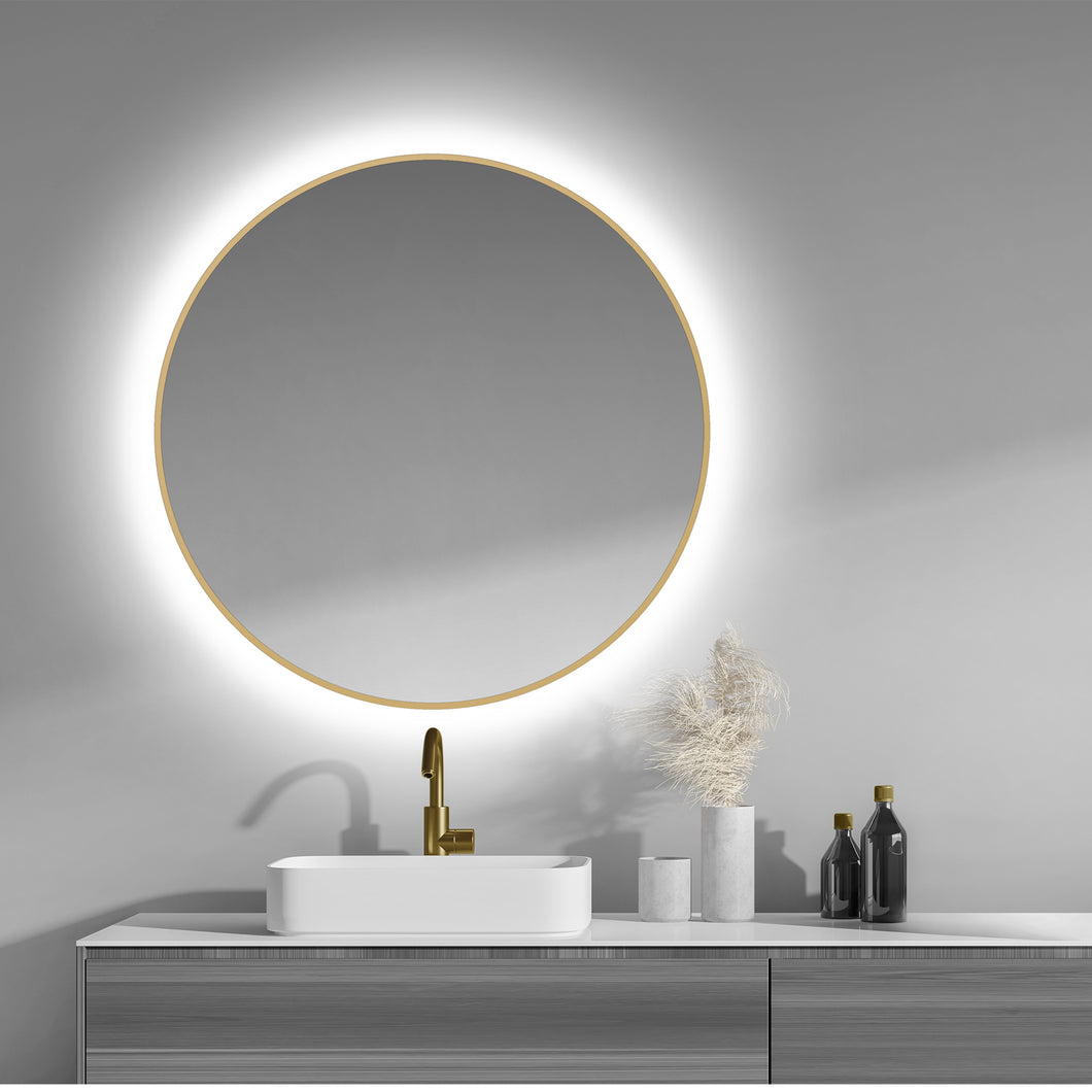 Aura Gold - LED Light bathroom vanity mirror