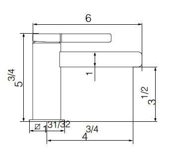 Faucet Axis Black