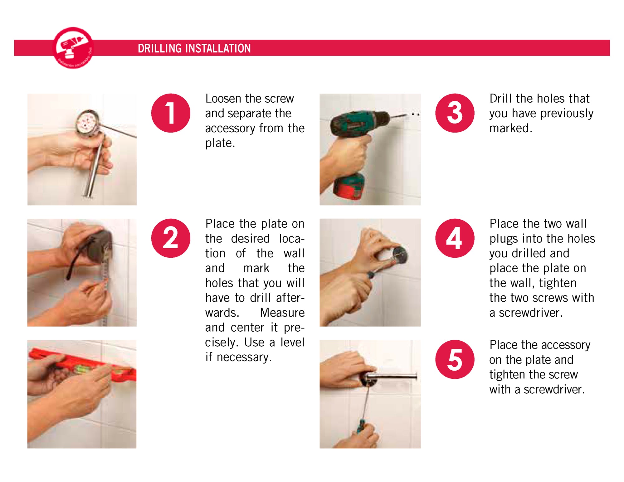 90° Straight Hook Ø20 Joy Collection  Chrome