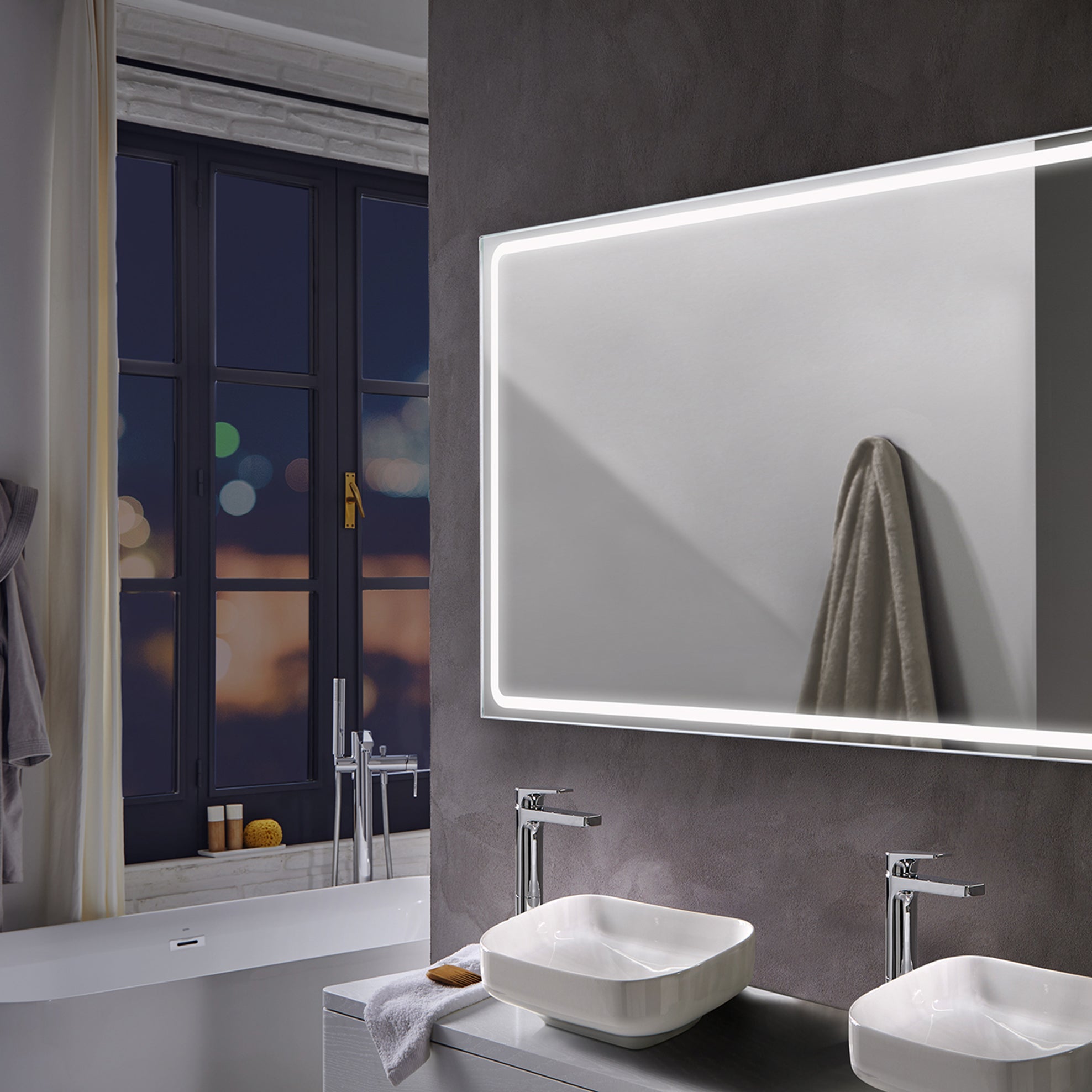 Noa - LED Light bathroom vanity mirror