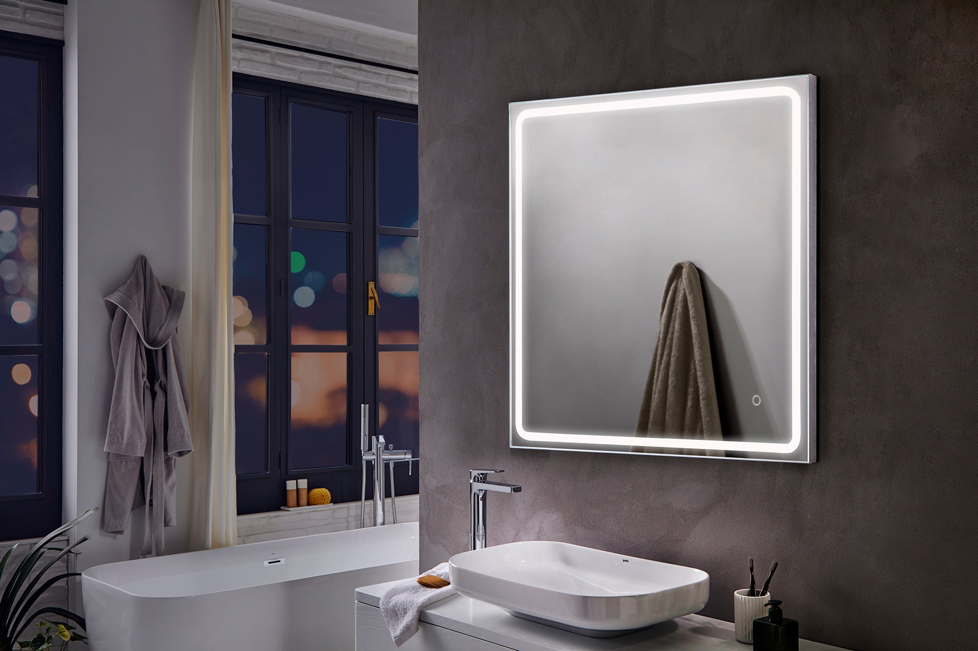Noa - LED Light bathroom vanity mirror